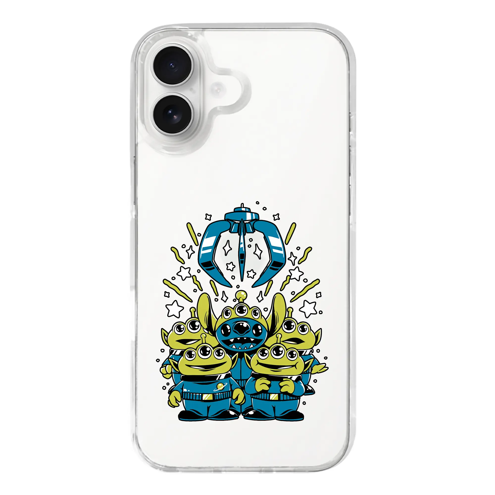 トイ・ストーリー グッズ リトル・グリーン・メン - iPhone 17シリーズ 透明スマホケース – 薄型・耐衝撃・精密フィット保護カバー